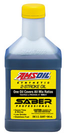 AMSOIL Upgrades Saber Professional 2-Stroke Premix Oil Formula